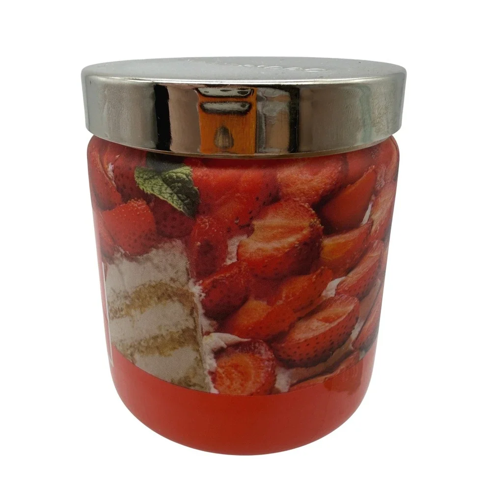 Goose Creek Strawberry Sponge Cake Candle 7oz Soy Wax Blend Essential Oils